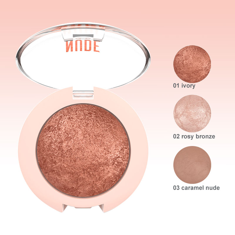 Golden Rose NUDE LOOK Matte and Pearl Baked Eyeshadow