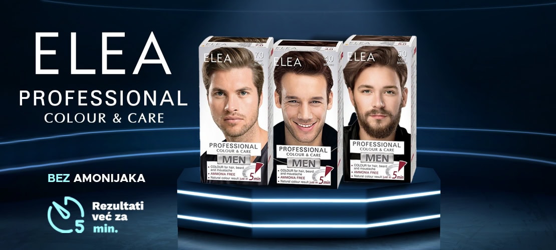 ELEA MEN Professional Colour & Care – prirodna boja bez amonijaka