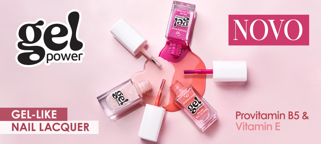 NOVO : GOLDEN ROSE GEL POWER LAKOVI ZA NOKTE