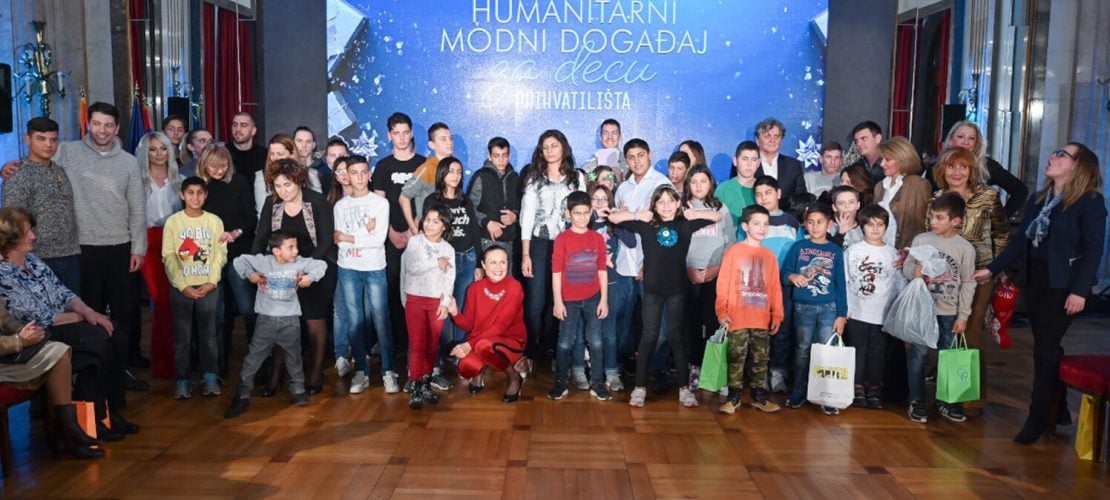 Humanitarna modna revija za decu prihvatilišta