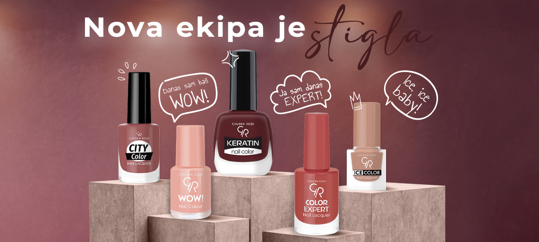 Nove nijanse lakova za nokte – Golden Rose kolekcija!